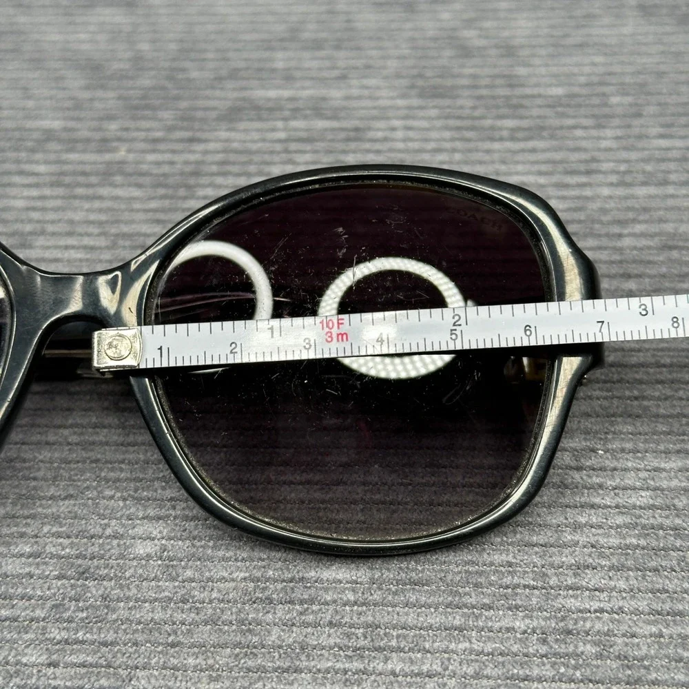 Coach HC8166 L154 Black Crystal Mosaic Butterfly Sunglasses 58-18-135